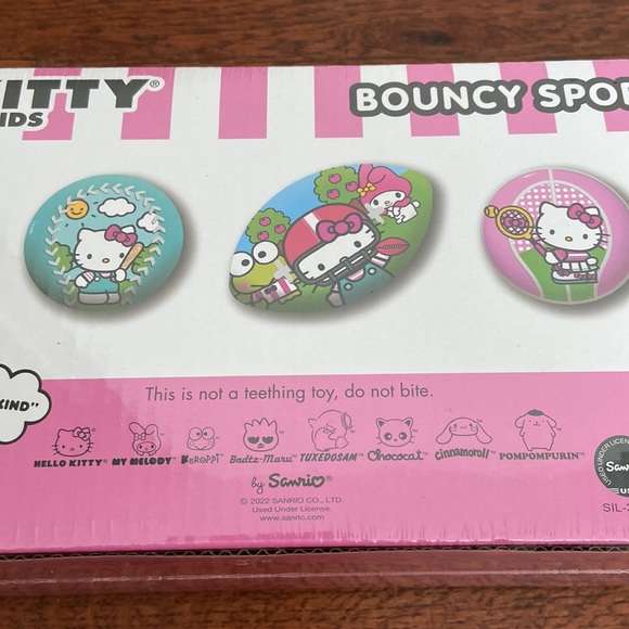 New Sanrio Hello Kitty Bouncy Sport Balls Kids Toys - Picture 9 of 12